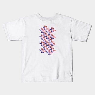 Retro Paisley Pattern Kids T-Shirt